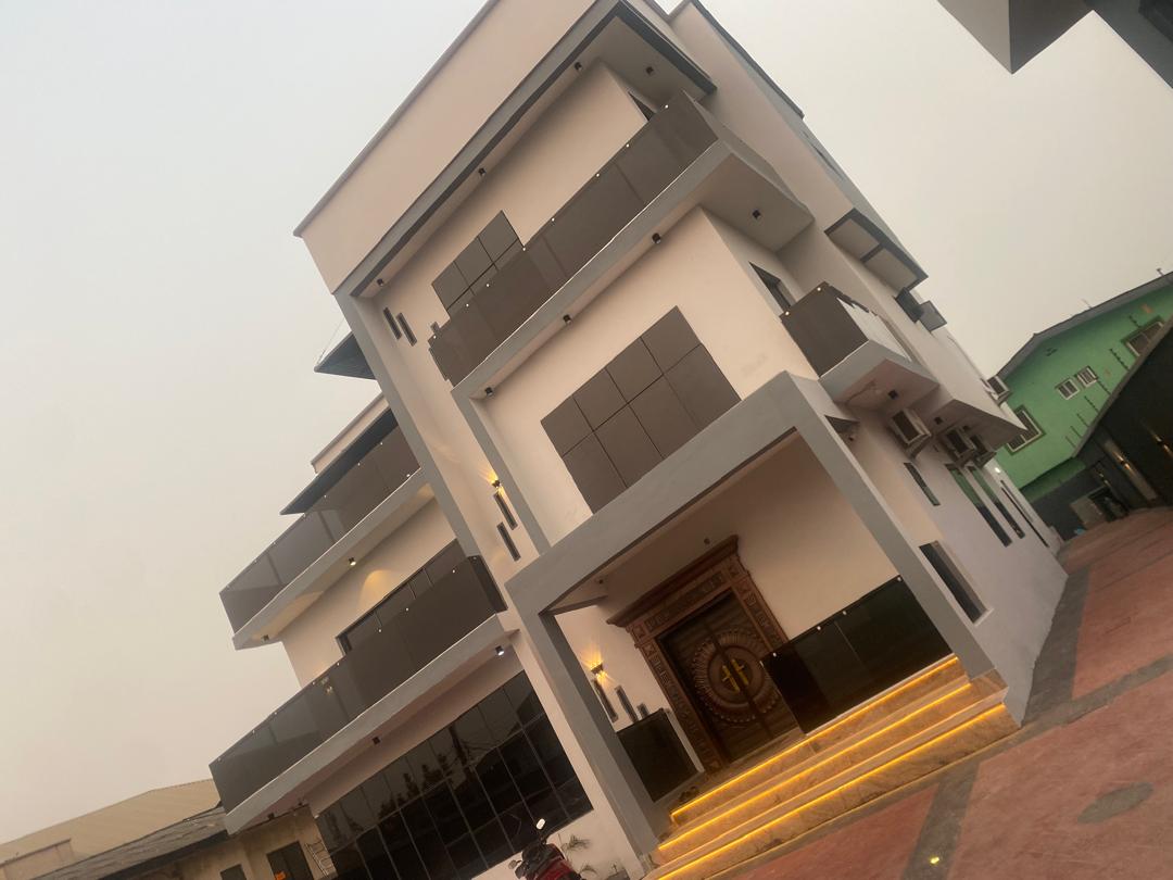 Modern Building with Glass Facade
